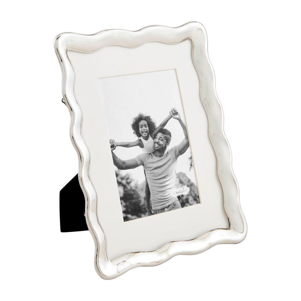 Large Wavy Metal Frame Mud Pie-Mud pie-The Bugs Ear