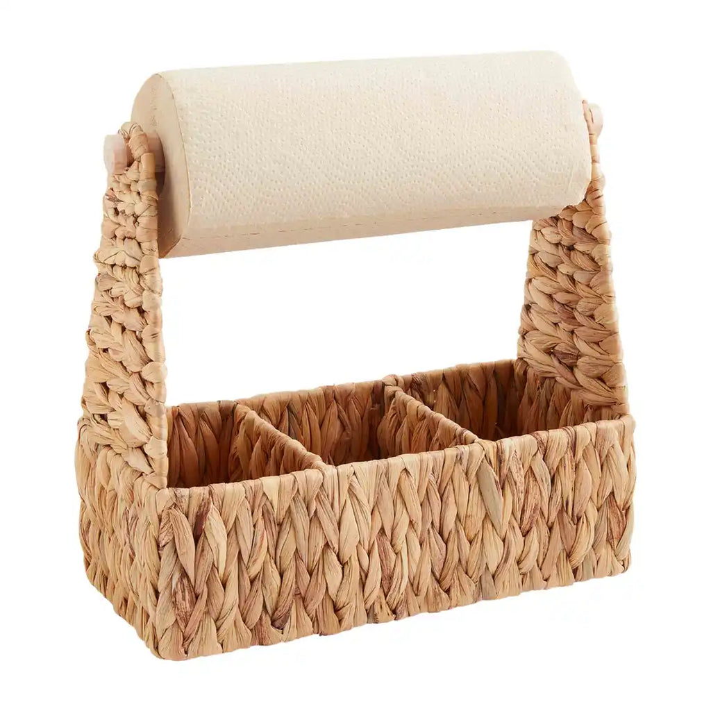 Woven Utensil and Towel Caddy Mud Pie-Mud pie-The Bugs Ear