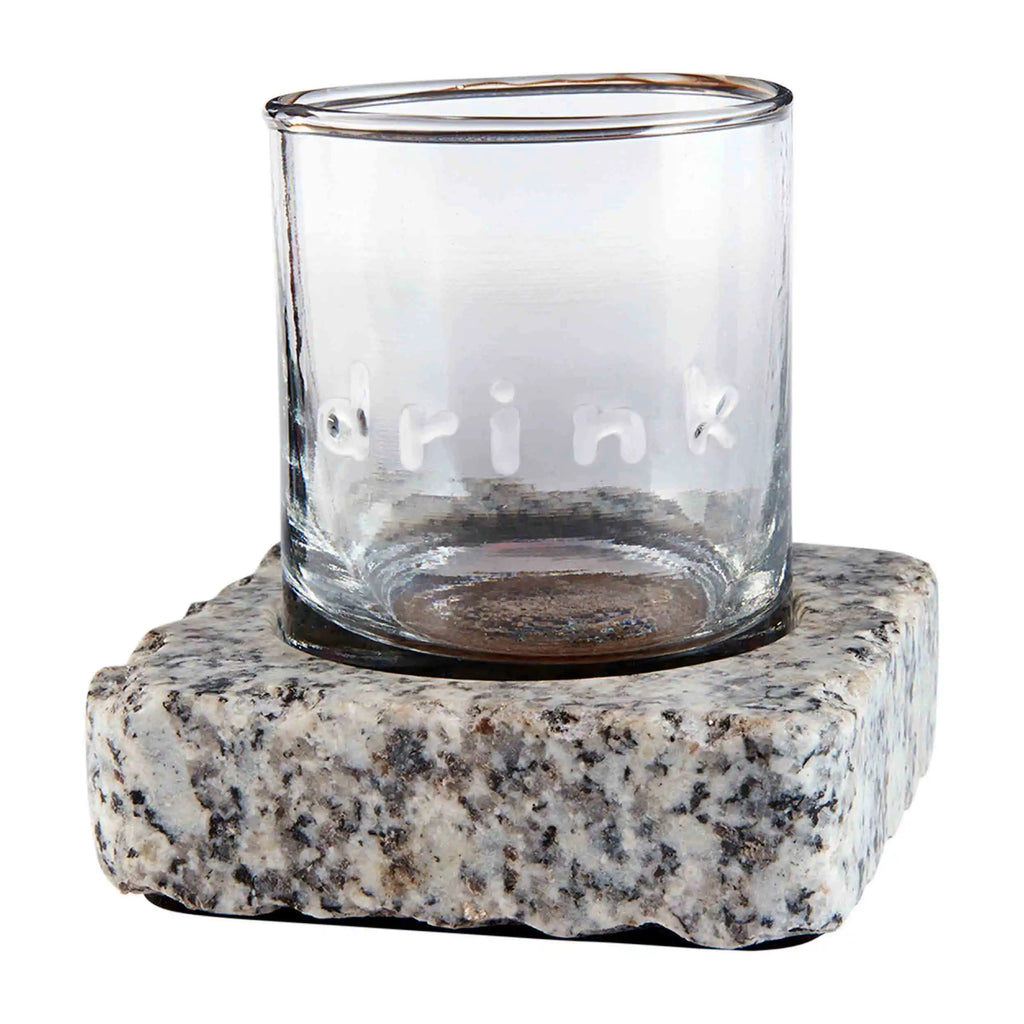 Gray Dof Glass and Chilling Stone Set Mud Pie-Mud pie-The Bugs Ear