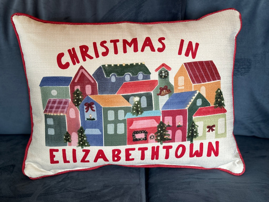 Christmas in Elizabethtown Pillow-Little Birdie-The Bugs Ear