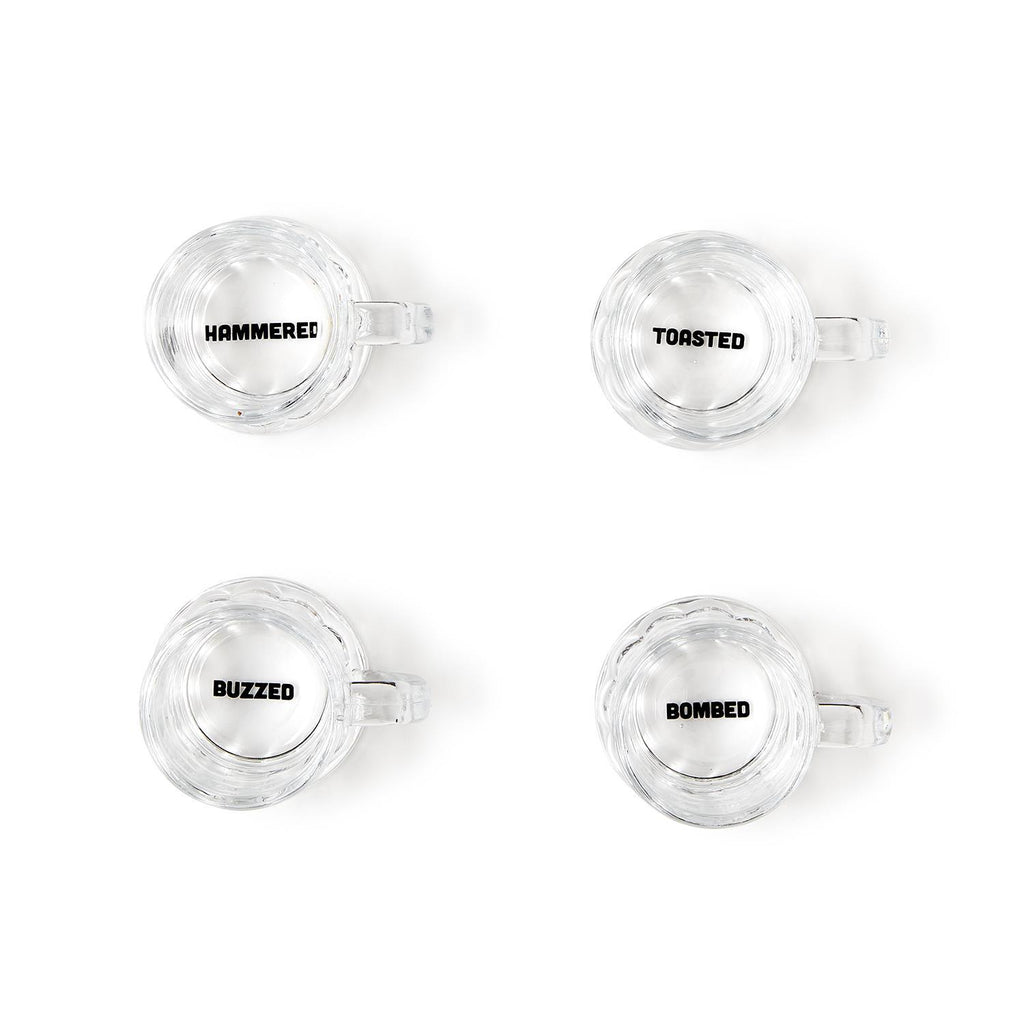 Mug Shots Set of 4 Shot Glasses-Two's Company-The Bugs Ear