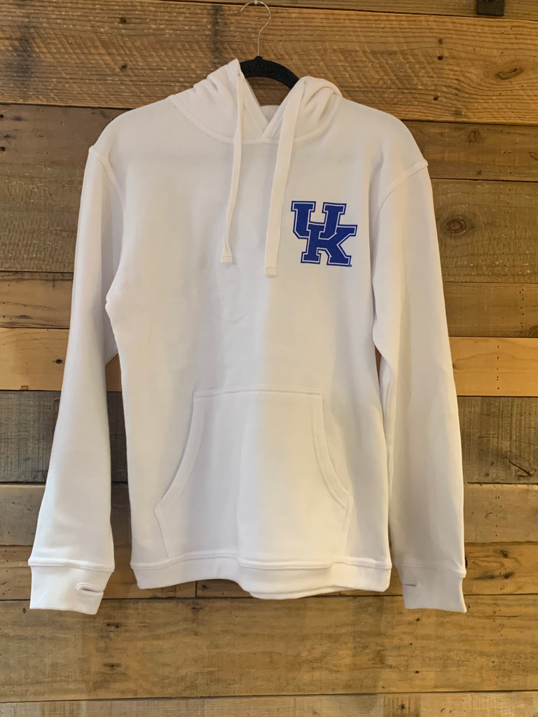 Kentucky Hooded Oversized Sweatshirt in White-Royce-The Bugs Ear