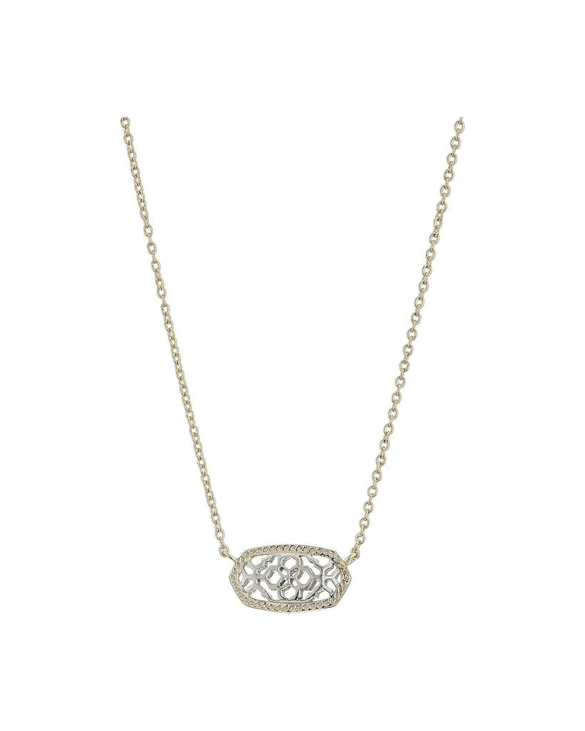 Kendra Scott Elisa Necklace in Rhodium Filigree Gold Plated-Kendra Scott-The Bugs Ear