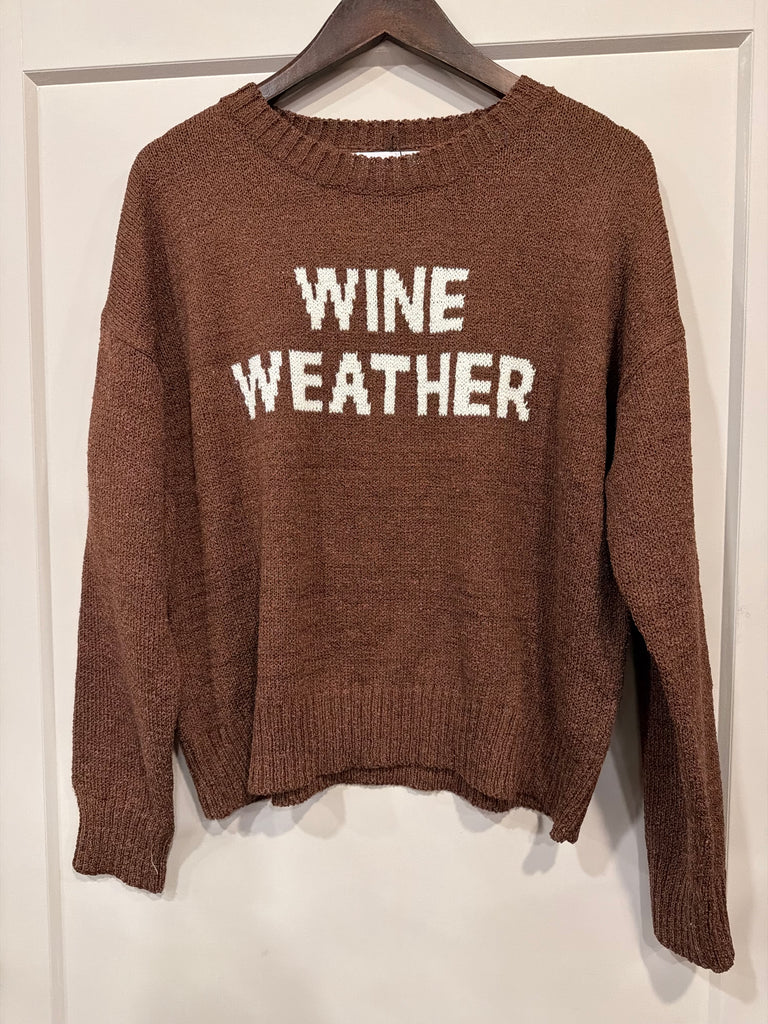 Panache Apparel Wine Sweater Lightweight