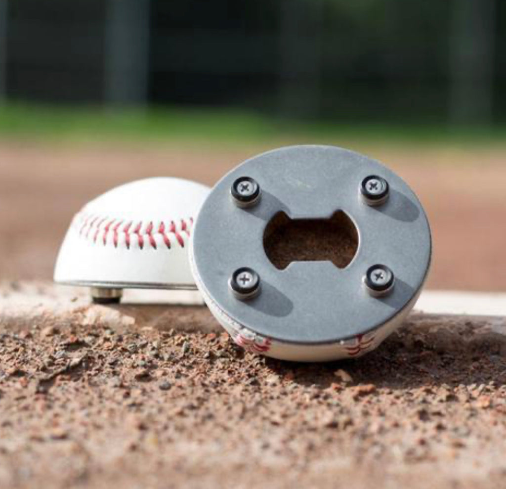 Half Baseball Bottle Opener-Dugout Mugs-The Bugs Ear