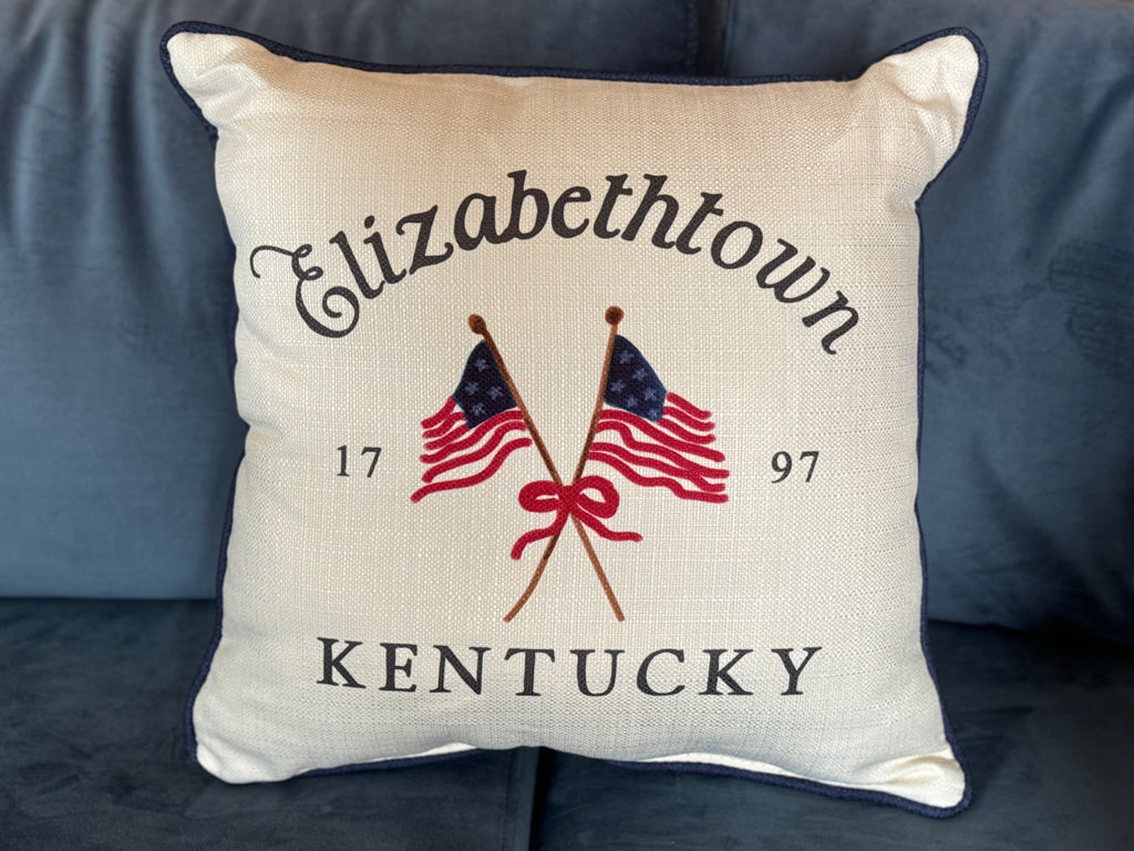 American Flags Elizabethtown Pillow-Little Birdie-The Bugs Ear