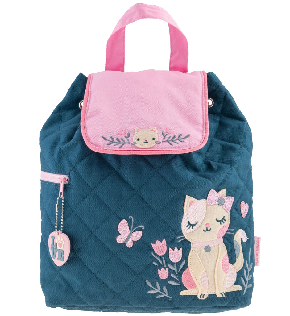 Stephen Joseph Quilted Backpack in Cat-Stephen Joseph-The Bugs Ear