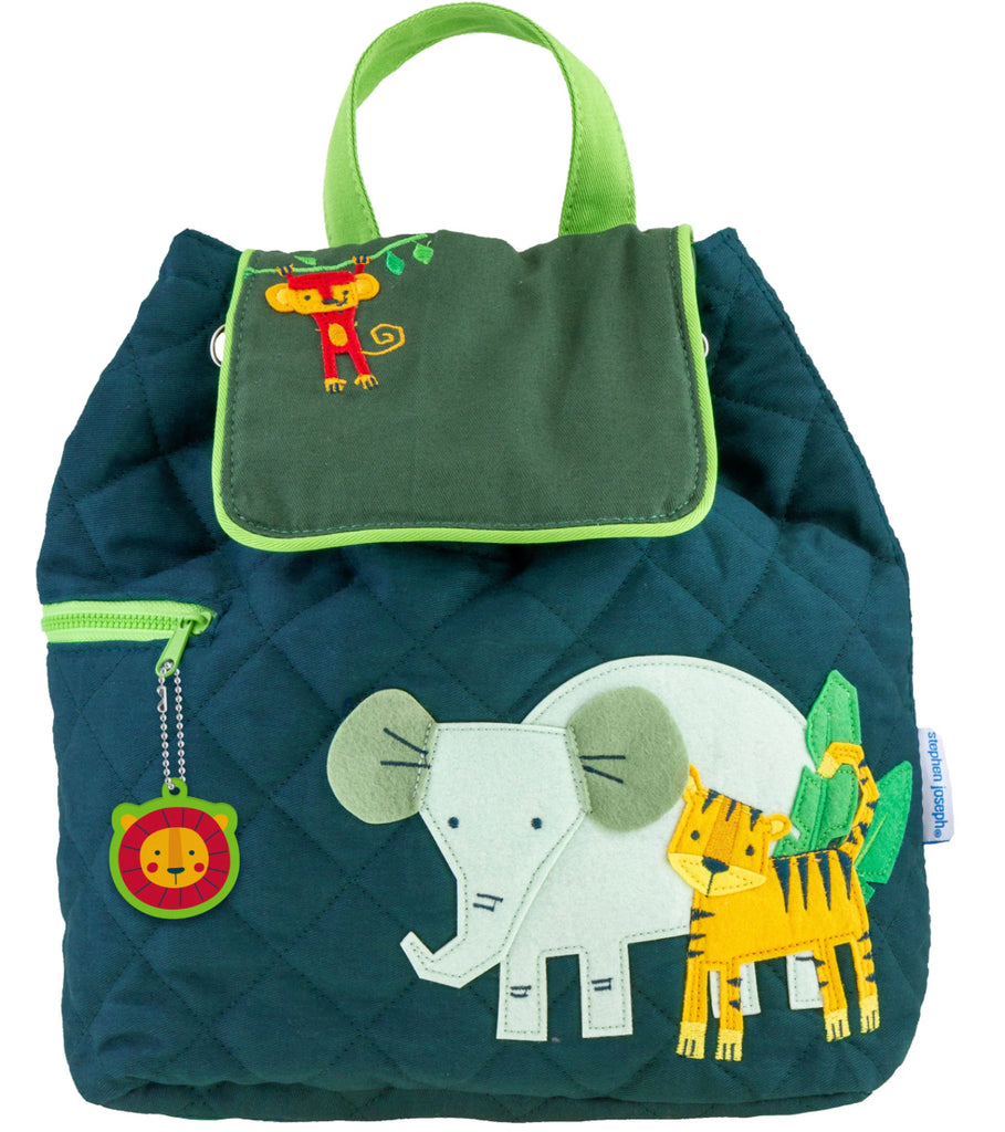 Stephen Joseph Quilted Backpack in New Zoo-Stephen Joseph-The Bugs Ear