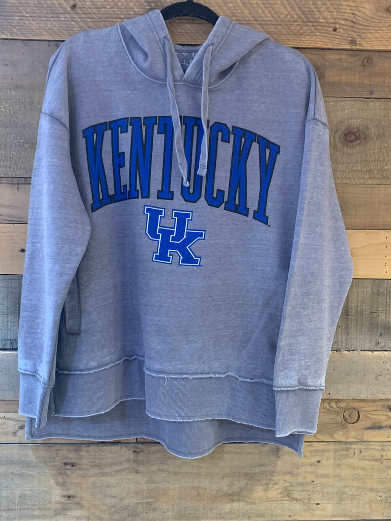Kentucky Hooded UK Sweatshirt in Grey-Royce-The Bugs Ear