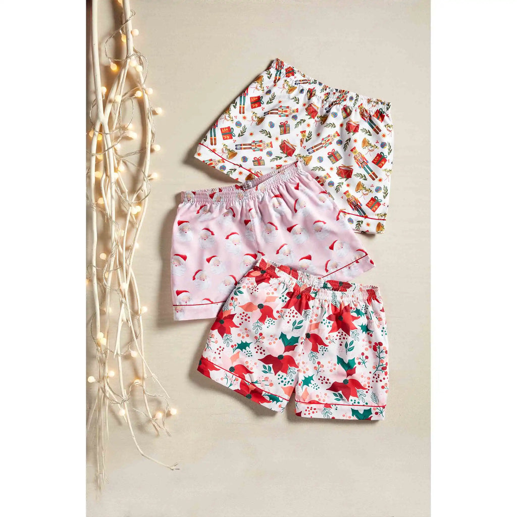 Holiday Sleep Shorts Mud Pie-Mud pie-The Bugs Ear