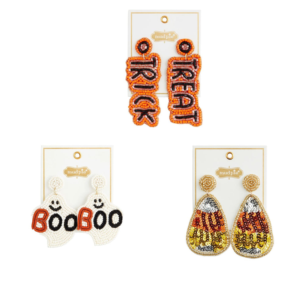 Halloween Beaded Earrings Mud Pie-Mud pie-The Bugs Ear