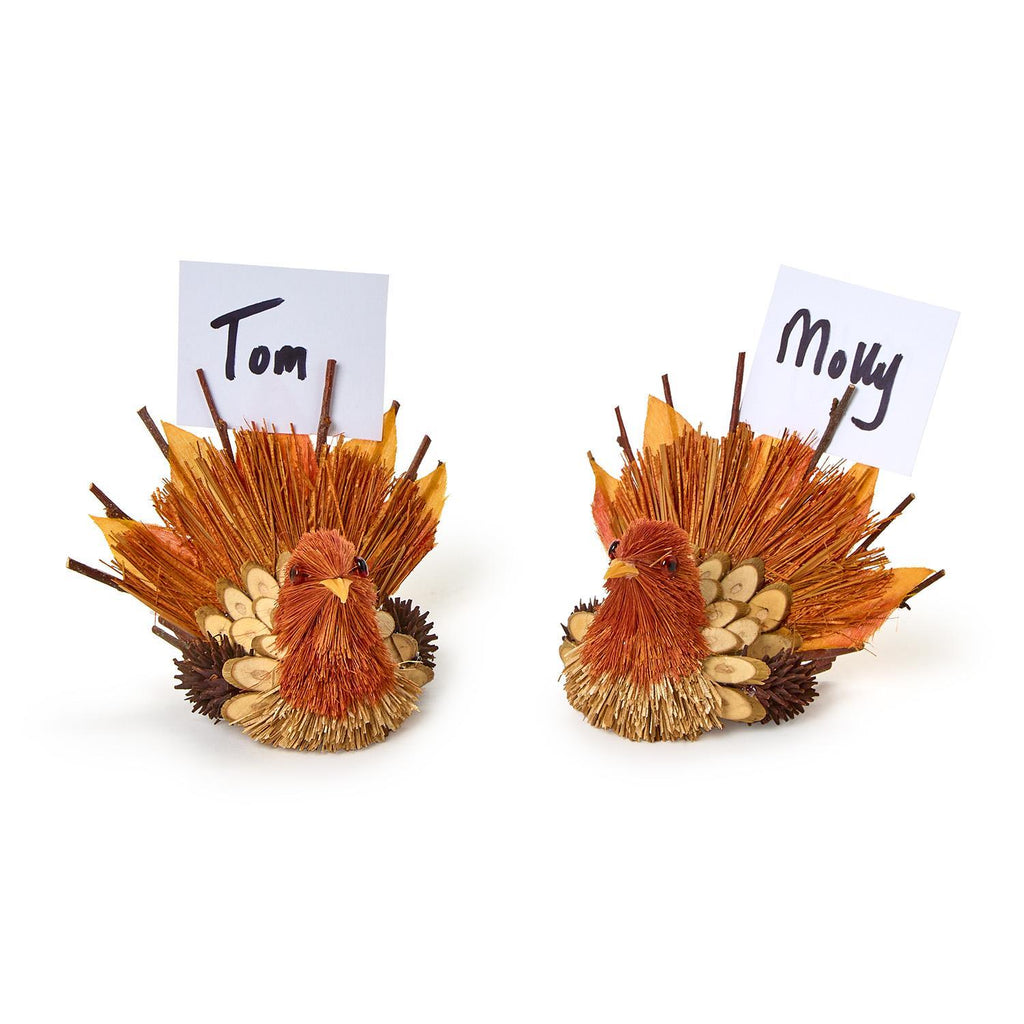 Turkey Place Card Holder-Two's Company-The Bugs Ear
