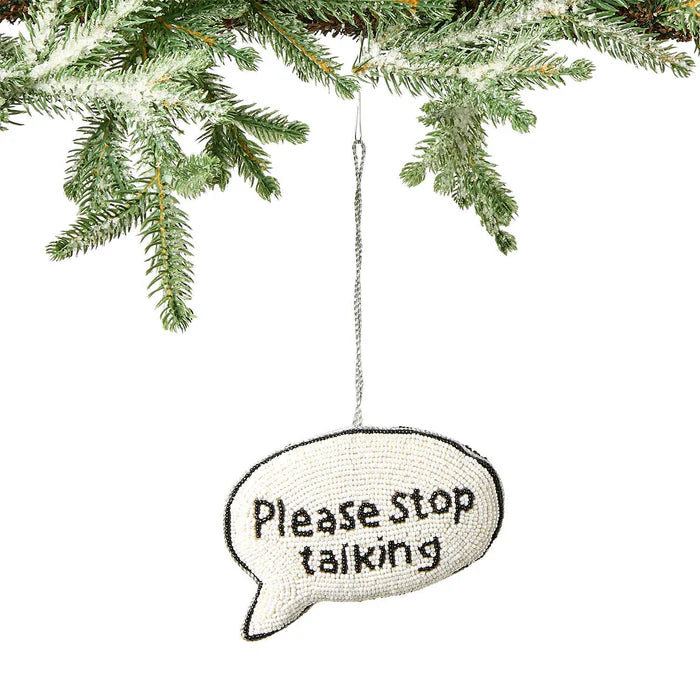 Bubble Bauble Sayings Hand-Beaded Ornaments-Two's Company-The Bugs Ear