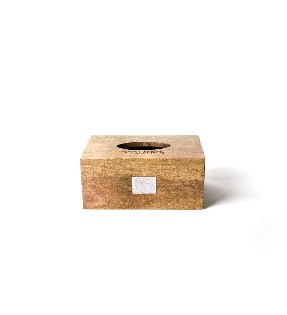 Happy Everything Mini Rectangle Wood Tissue Box-Happy Everything-The Bugs Ear
