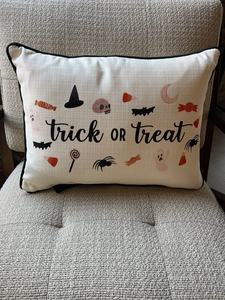 Trick or Treat Halloween Pillow-Little Birdie-The Bugs Ear