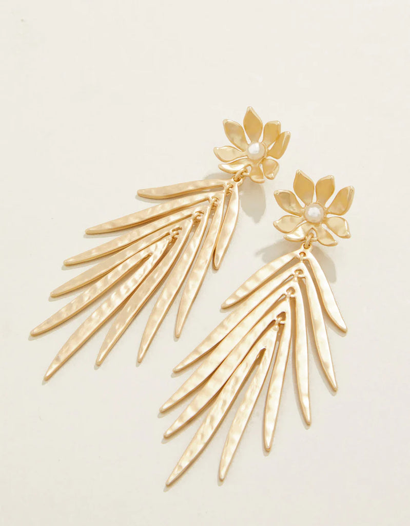 Spartina Swaying Frond Earrings Gold-Spartina-The Bugs Ear