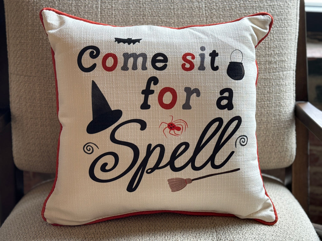 Come Sit For a Spell Pillow-Little Birdie-The Bugs Ear