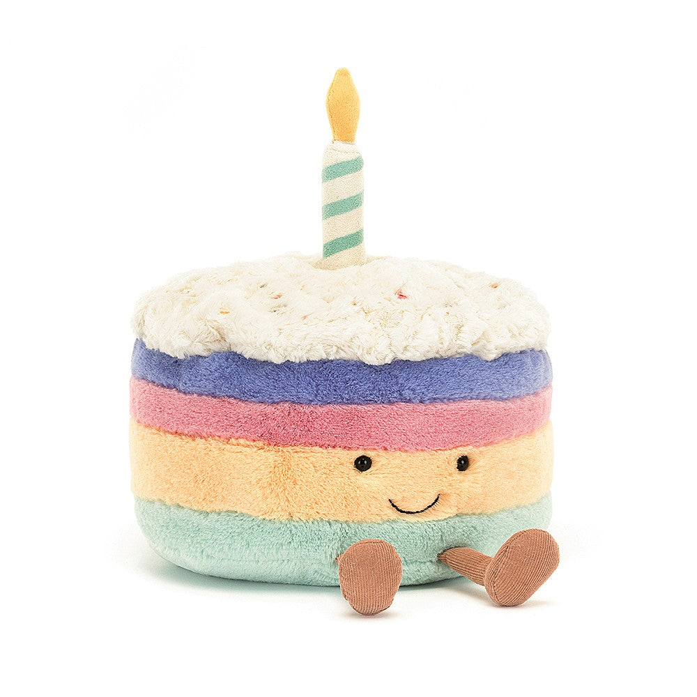 Jellycat Amuseable Rainbow Birthday Cake-Jellycat-The Bugs Ear