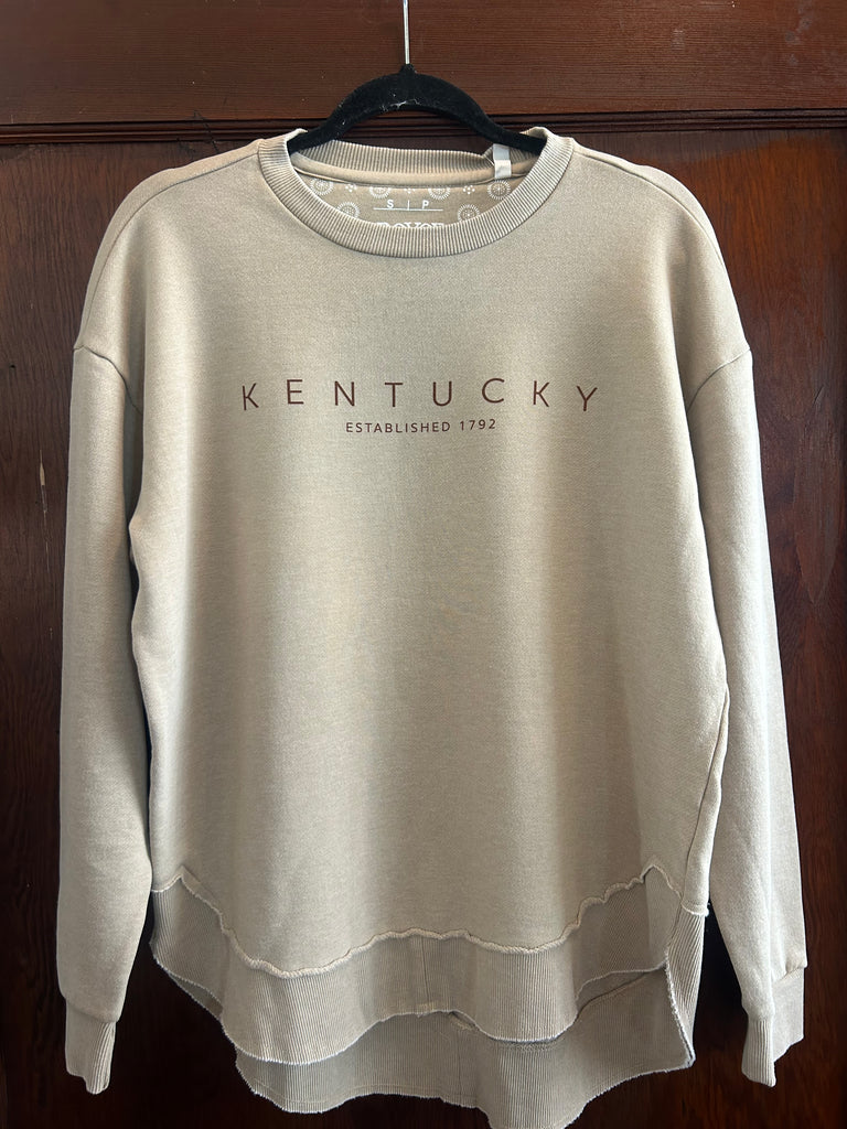 Kentucky Est. 1792 Long Sleeve Crew Neck Sweatshirt-Royce-The Bugs Ear