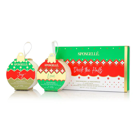 Spongelle Holiday Ornament Gift Set Deck the Halls-Spongelle-The Bugs Ear