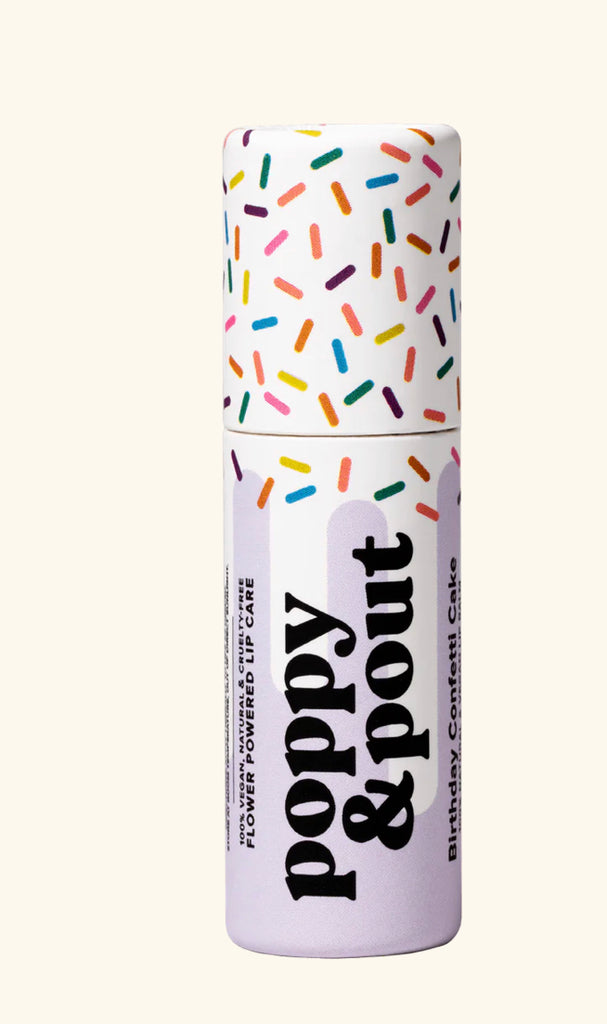 Lip Balm in Birthday Confetti Cake-Poppy and Pout-The Bugs Ear