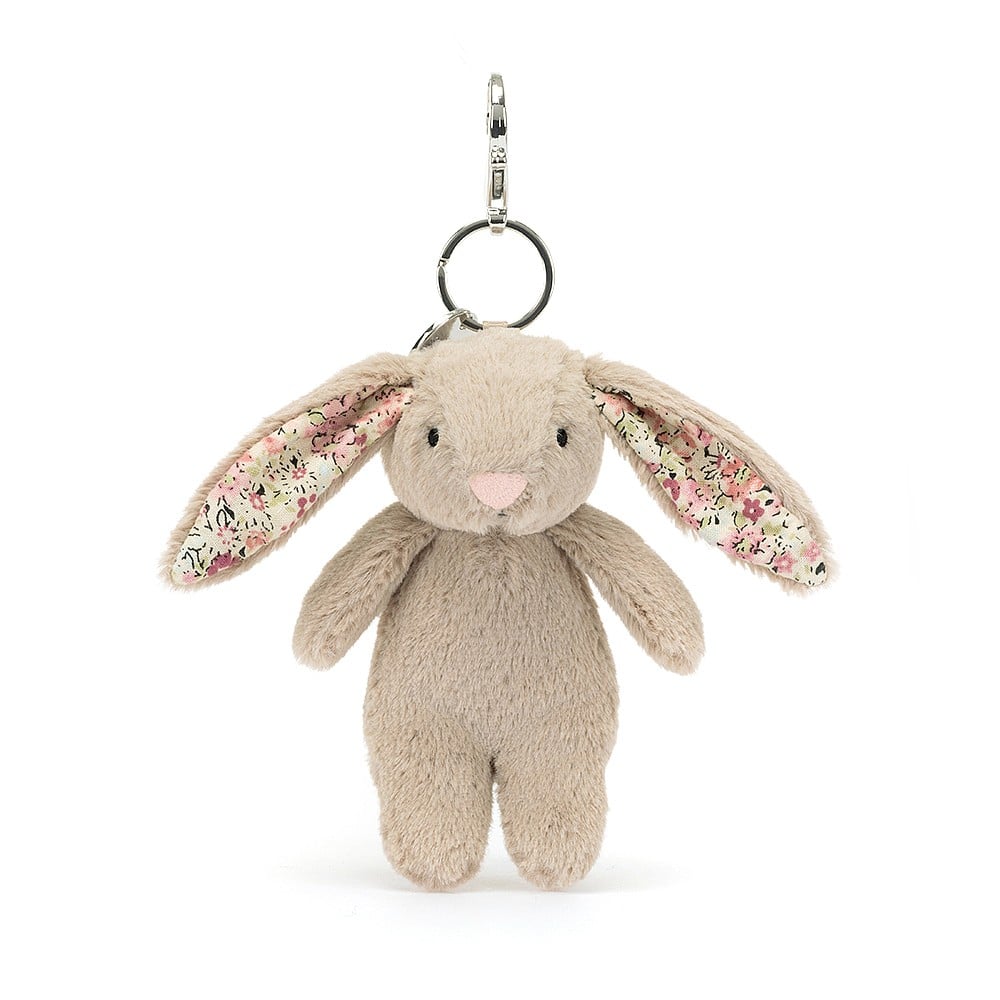 Jellycat Blossom Beige Bunny Bag Charm-Jellycat-The Bugs Ear