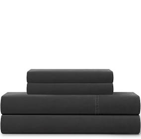 Barefoot Dreams Washed Bamboo Queen Sheet Set in Carbon-Barefoot Dreams-The Bugs Ear