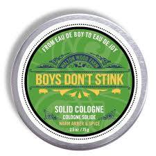 Boys Don't Stink Solid Cologne-Walton Wood Farm-The Bugs Ear