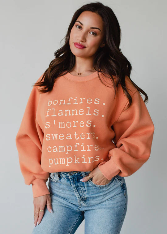 Bonfire Flannels Sweatshirt-Panache Apparel-The Bugs Ear