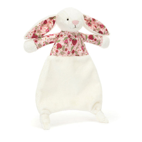 Jellycat Blossom Cream Bunny 'Berry' Comforter-Jellycat-The Bugs Ear