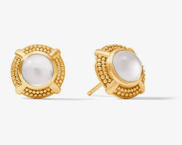 Cabochon Stud Earrings Julie Vos-Julie Vos-The Bugs Ear