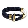 Cambridge in Navy, White and Gold Bracelet-Allison Cole Jewelry-The Bugs Ear