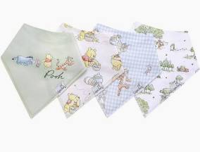 Copper Pearl Hundred Acre Wood Baby Bandana Bibs-Copper Pearl-The Bugs Ear