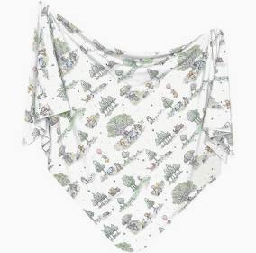 Copper Pearl Hundred Acre Wood Knit Swaddle Blanket-Copper Pearl-The Bugs Ear