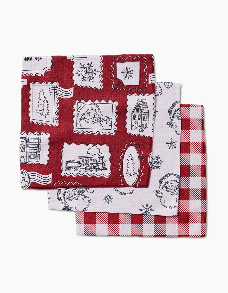 Geometry Dishcloth Set Blossoming Buds-Geometry Towel-The Bugs Ear