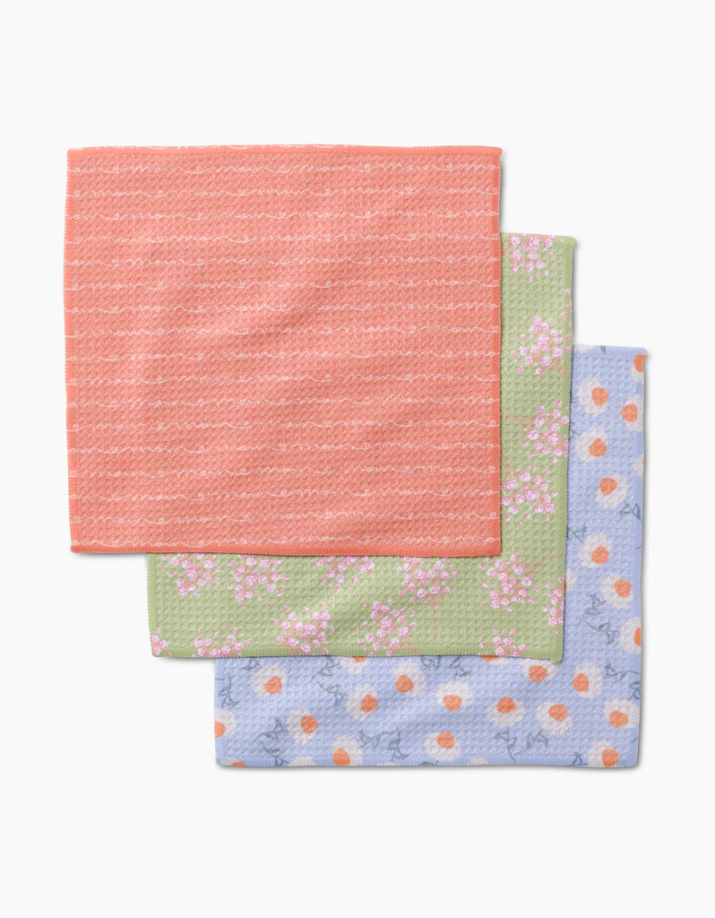 Geometry Dishcloth Set Love of Mom-Geometry Towel-The Bugs Ear