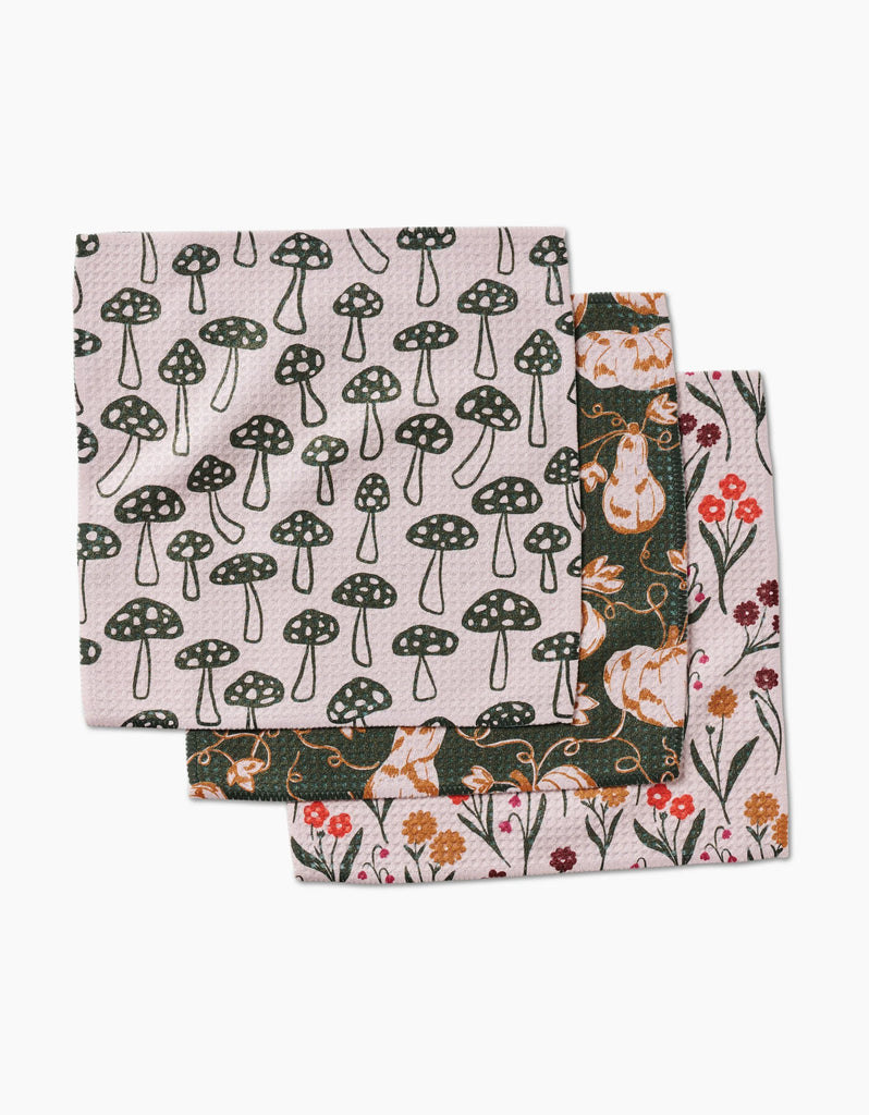 Geometry Dishcloth Set Woodland Trail-Geometry Towel-The Bugs Ear