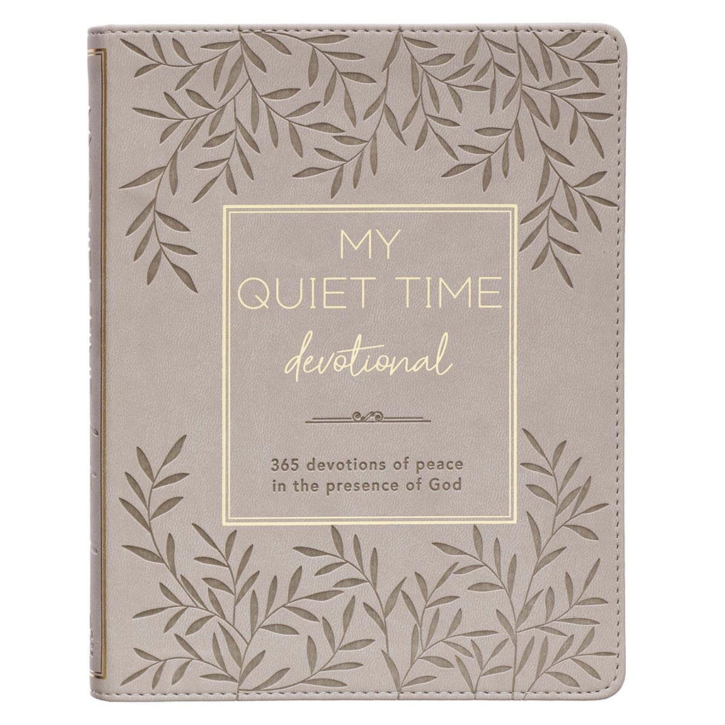 My Quiet Time Devotional Cappuccino Faux Leather Edition-Christian Art-The Bugs Ear