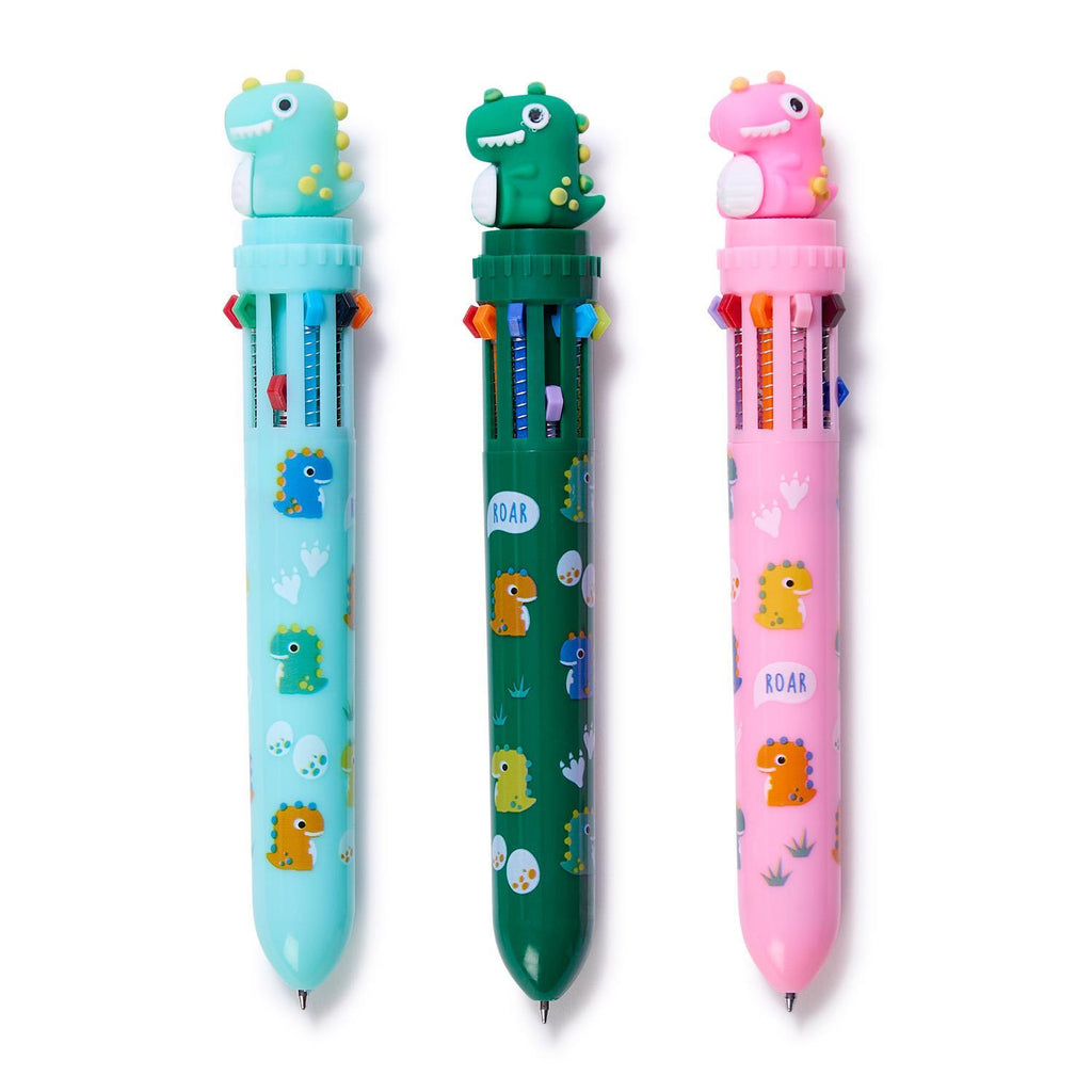 Dino-Mite Dinosaur 10 Color Click Pen-Two's Company-The Bugs Ear