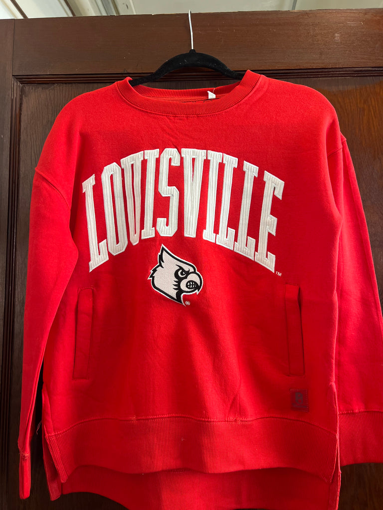 Louisville Red Pocket Sweatshirt-Royce-The Bugs Ear