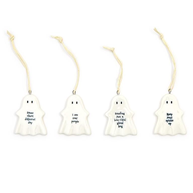 Hanging Ghost Tag-Two's Company-The Bugs Ear