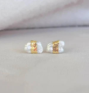 Easton Elle Pure Pearl Stud Earrings-Easton Elle-The Bugs Ear
