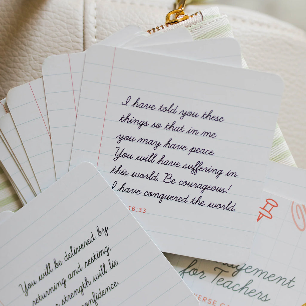 Encouragement for Teachers Verse Cards-The Daily Grace Co.-The Bugs Ear