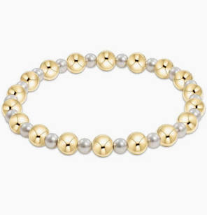 Enewton Grateful 4mm and 6mm Gold Pearl Bracelet-Enewton-The Bugs Ear