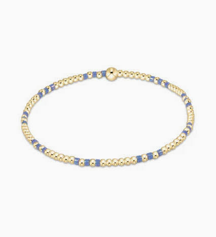 Enewton Hope Joy 2mm Bead Bracelet in Bright Blue-Enewton-The Bugs Ear