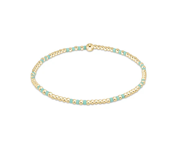 Enewton Hope Joy 2mm Bead Bracelet in Mint-Enewton-The Bugs Ear