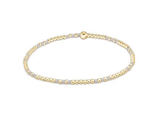 Enewton Hope Joy 2mm Bead Bracelet in White-Enewton-The Bugs Ear
