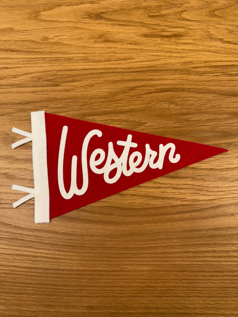 Western Pennant Flag-traveldashery-The Bugs Ear