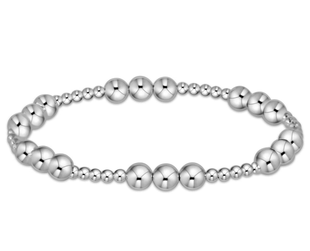 Enewton Classic Joy Pattern 6mm Bead Bracelet in Sterling Silver-Enewton-The Bugs Ear