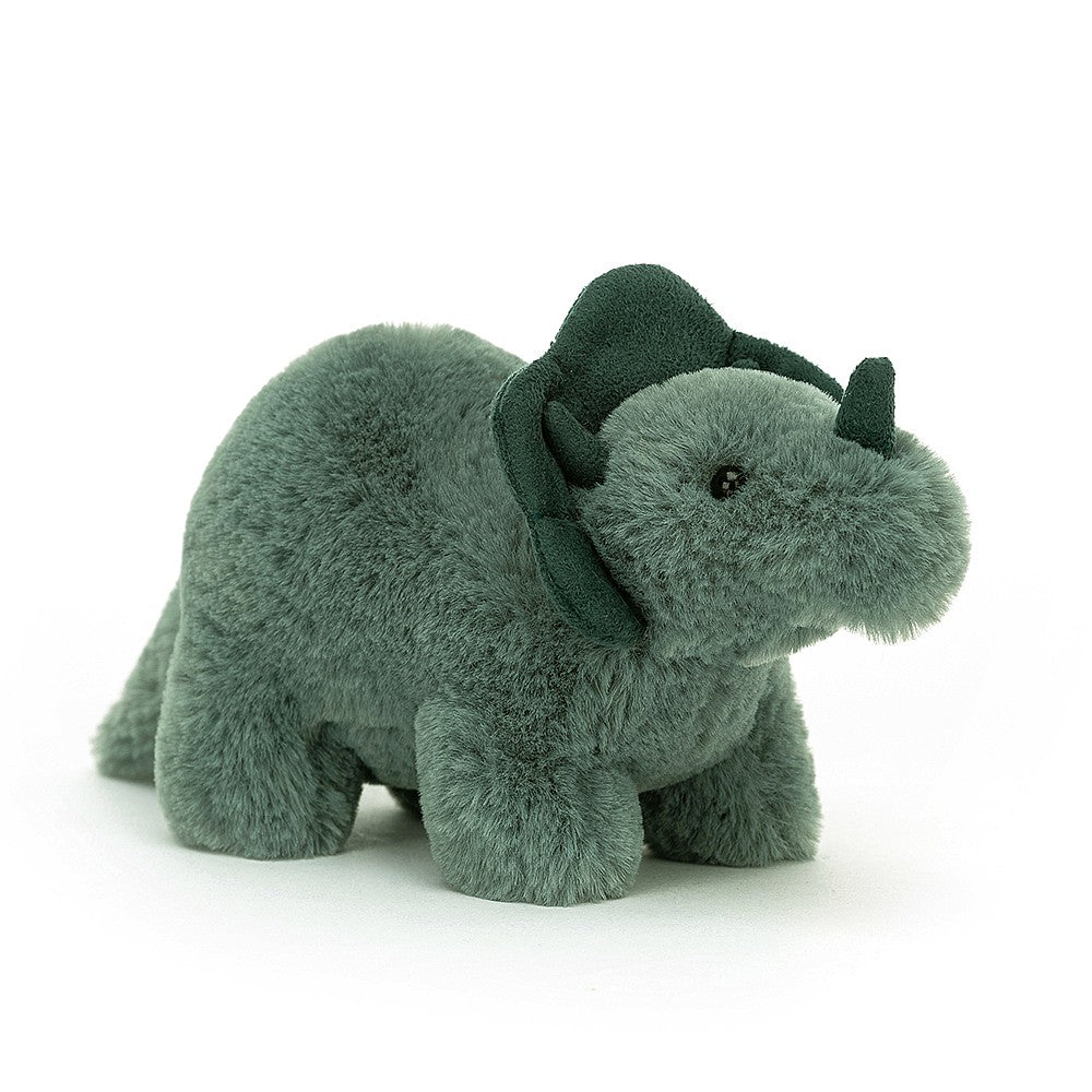 Jellycat Fossilly Triceratops Small-Jellycat-The Bugs Ear